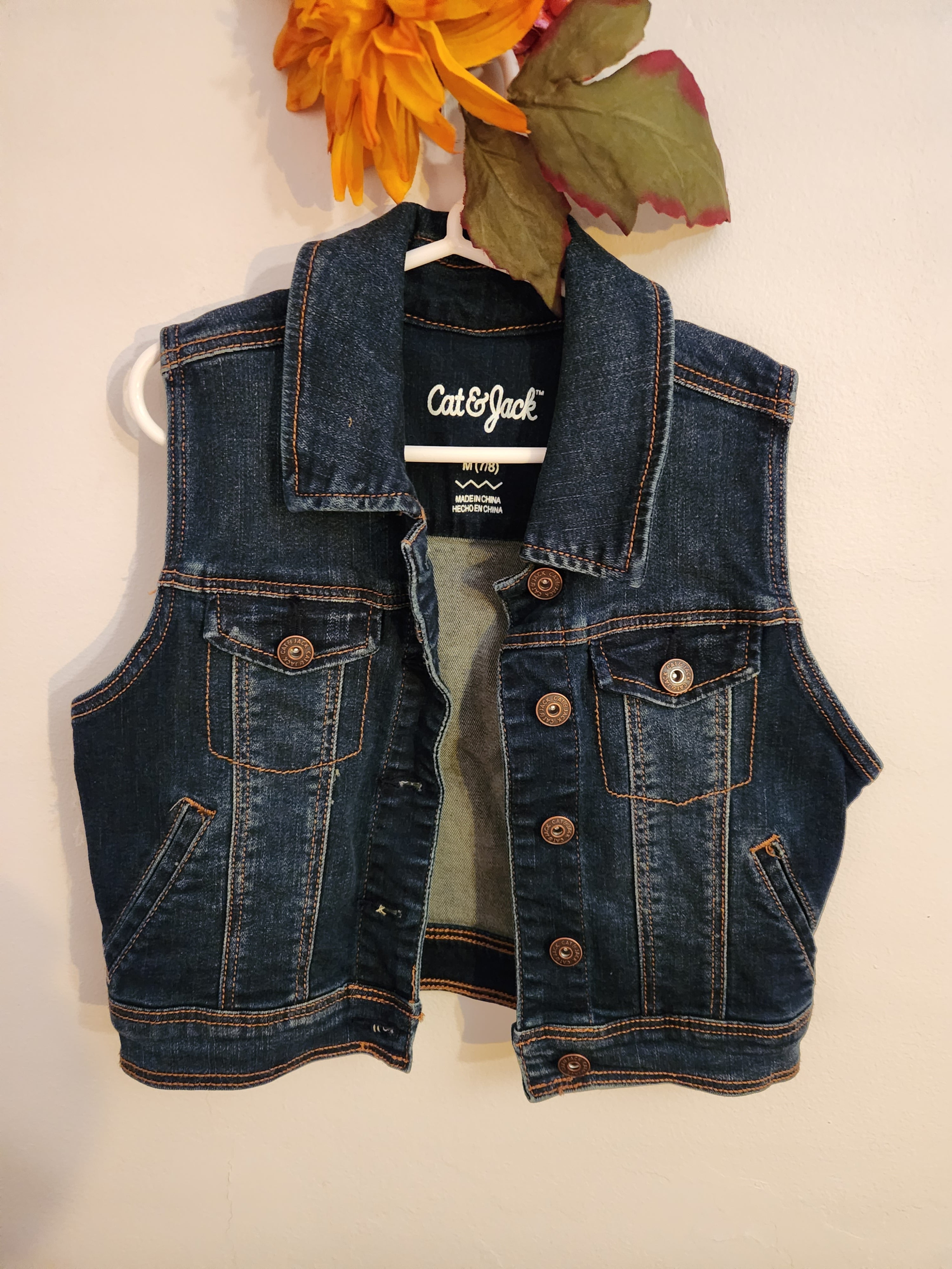 Jean Jacket - Sleeveless (M-7/8)