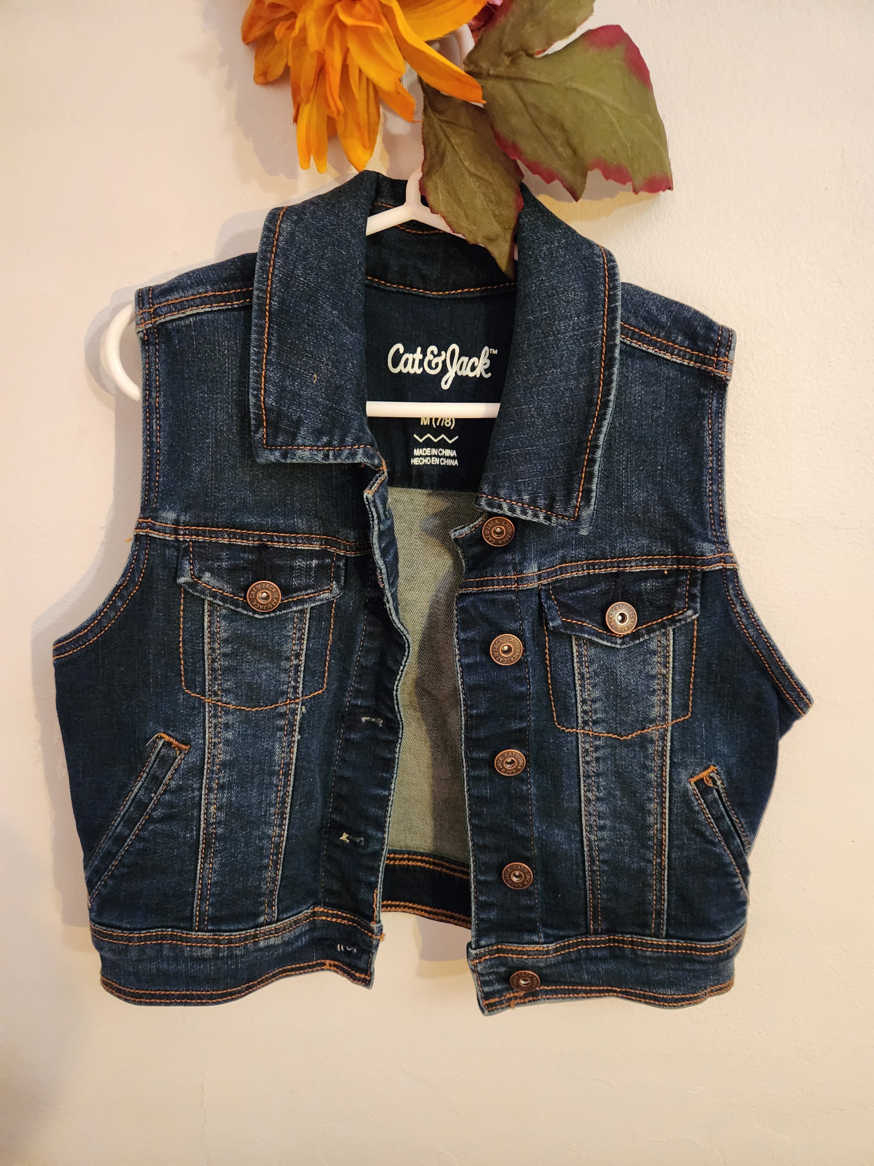 Jean Jacket - Sleeveless (M-7/8)