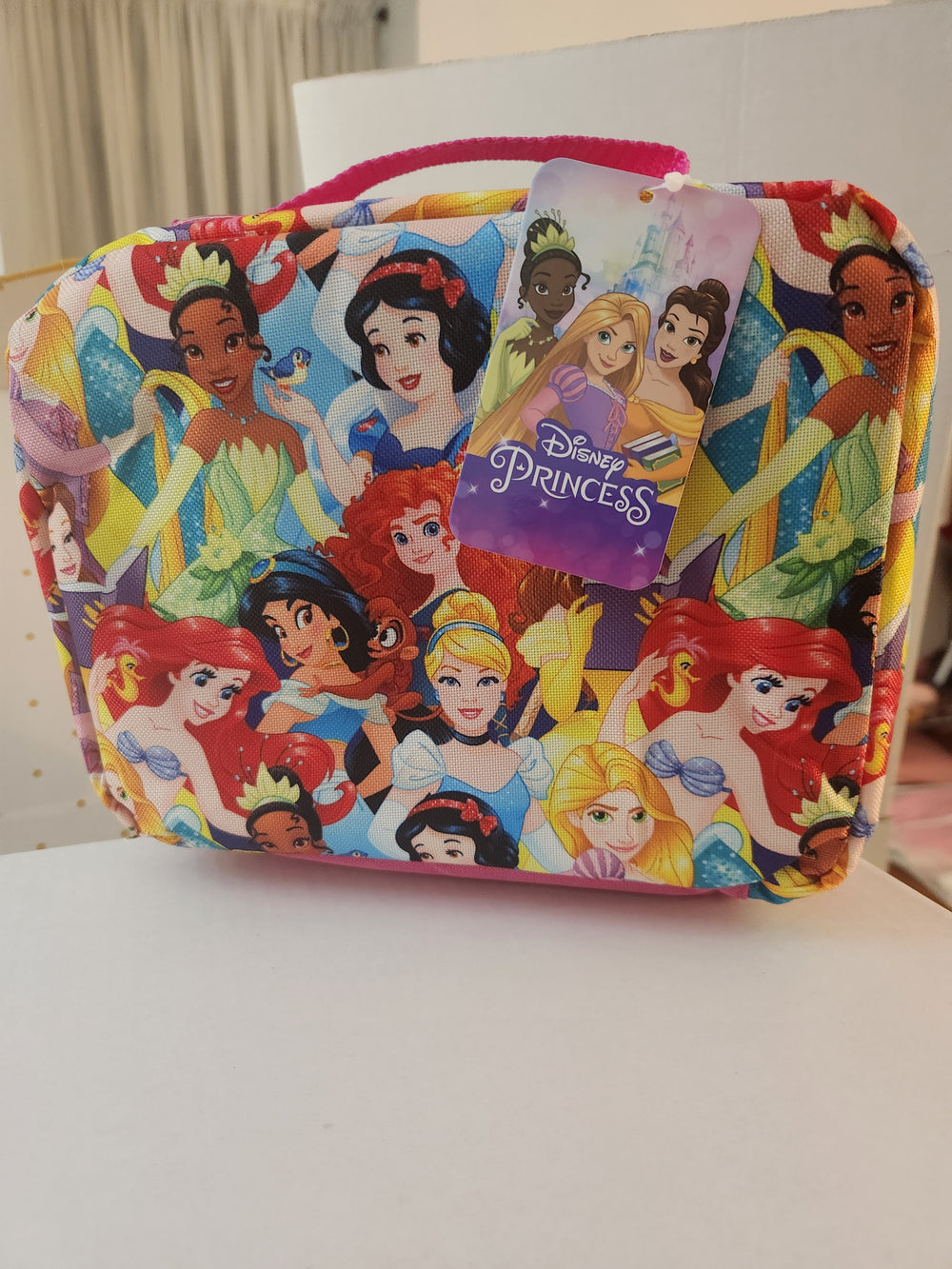 Disney Princess Lunch bag, Zipper Closure