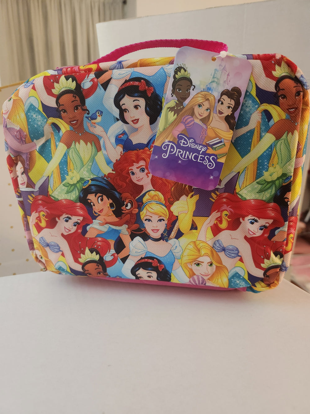 Disney Princess Lunch bag, Zipper Closure