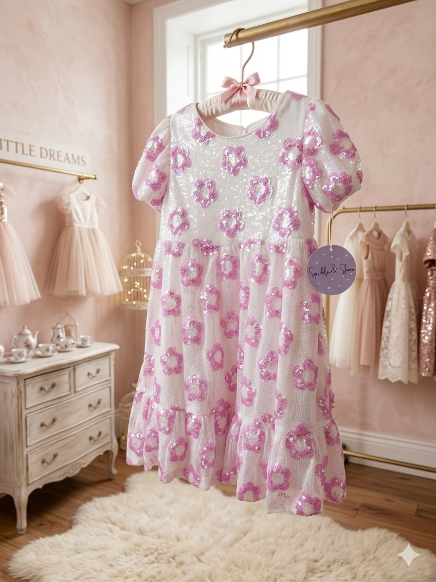 Vibrant Valentina (Size 6) Girl's Dress