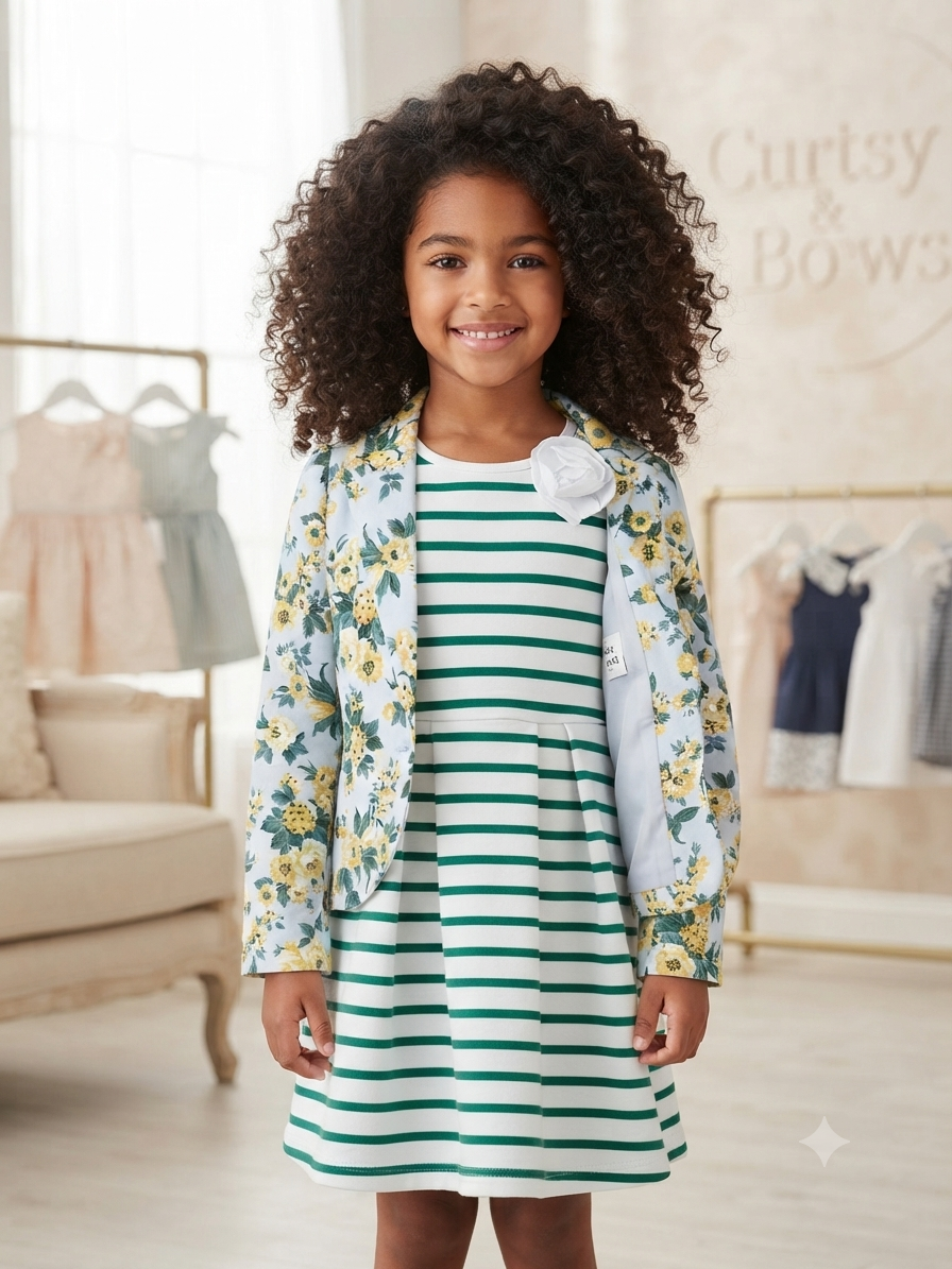 Only Octavia (Size 5) Girl's Dress & Jacket Ensemble