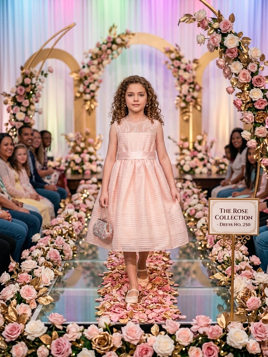Porscha Panda (Size 5) Girl's Dress