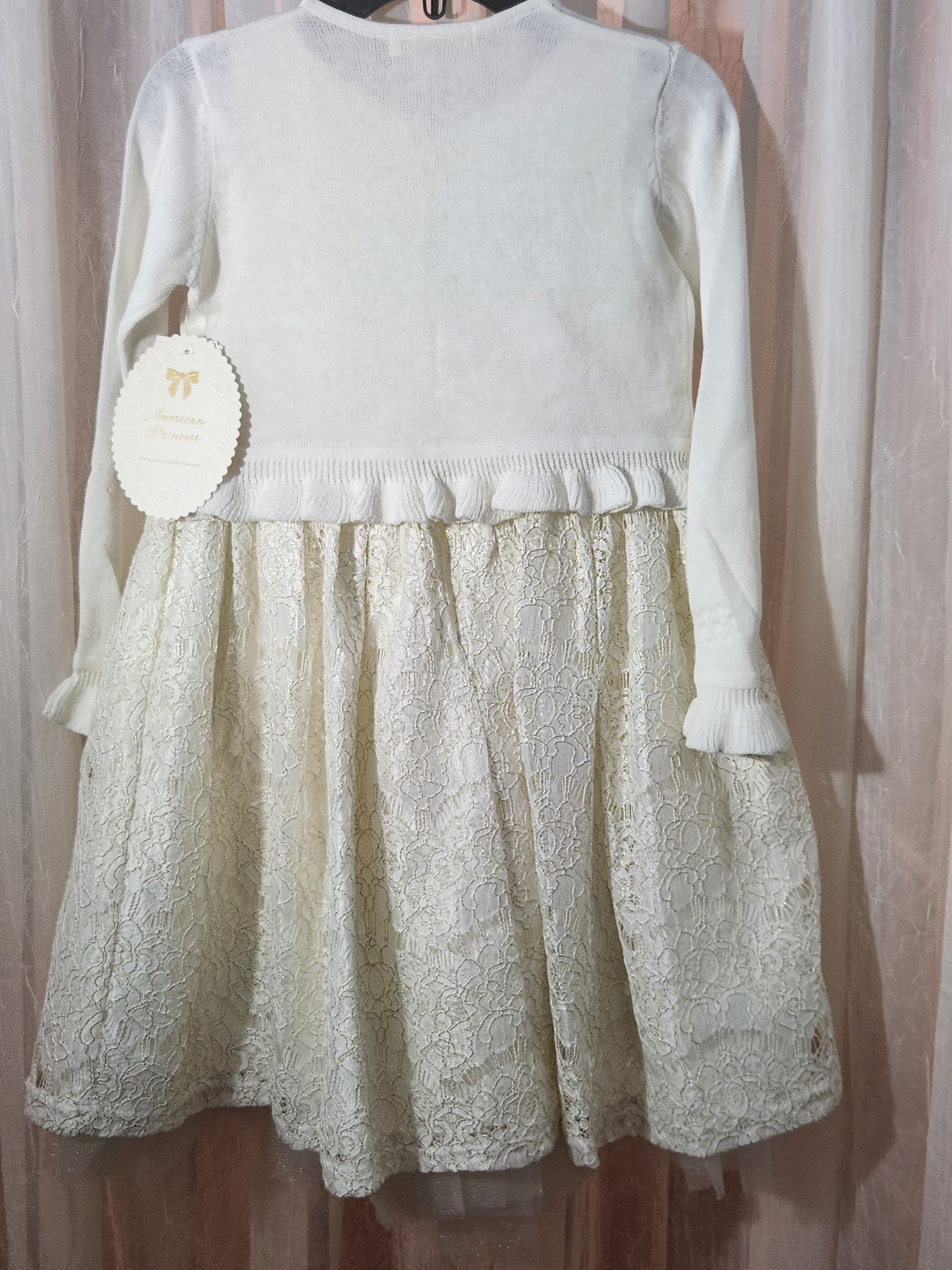 Jovial Jacquelyn (Various Sizes) Girl's Dress & Cardigan