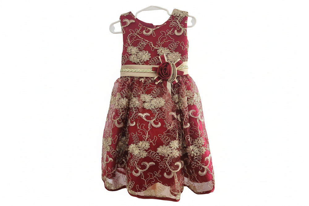 Jessica Apple Red (Various Sizes) Girls' Dresses