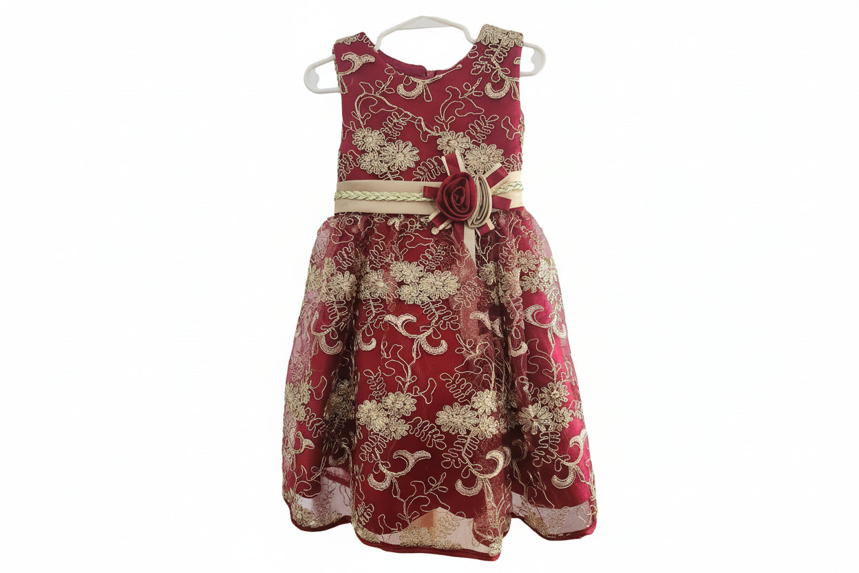 Jessica Apple Red (Various Sizes) Girls' Dresses