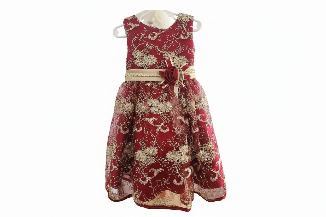 Jessica Apple Red (Various Sizes) Girls' Dresses