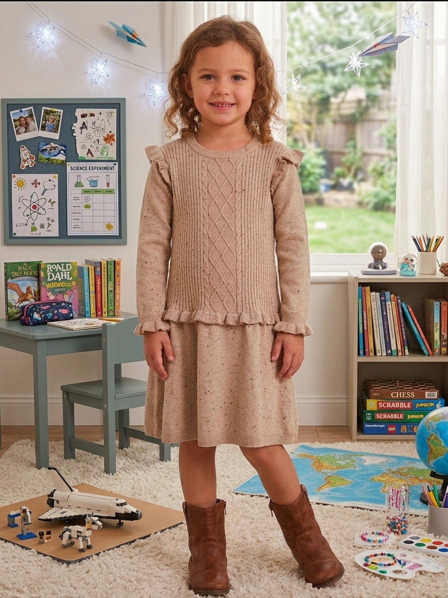 Tap-Dancing Trena (Sizes 5 & 6X) Girl's Dress