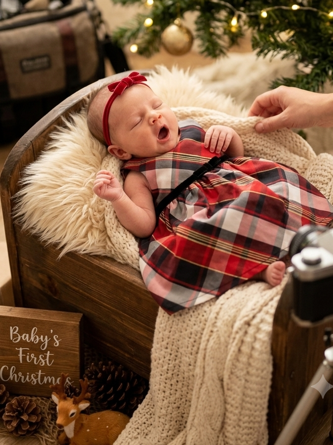 Merry Madeline (Size Newborn) Girl's Dress