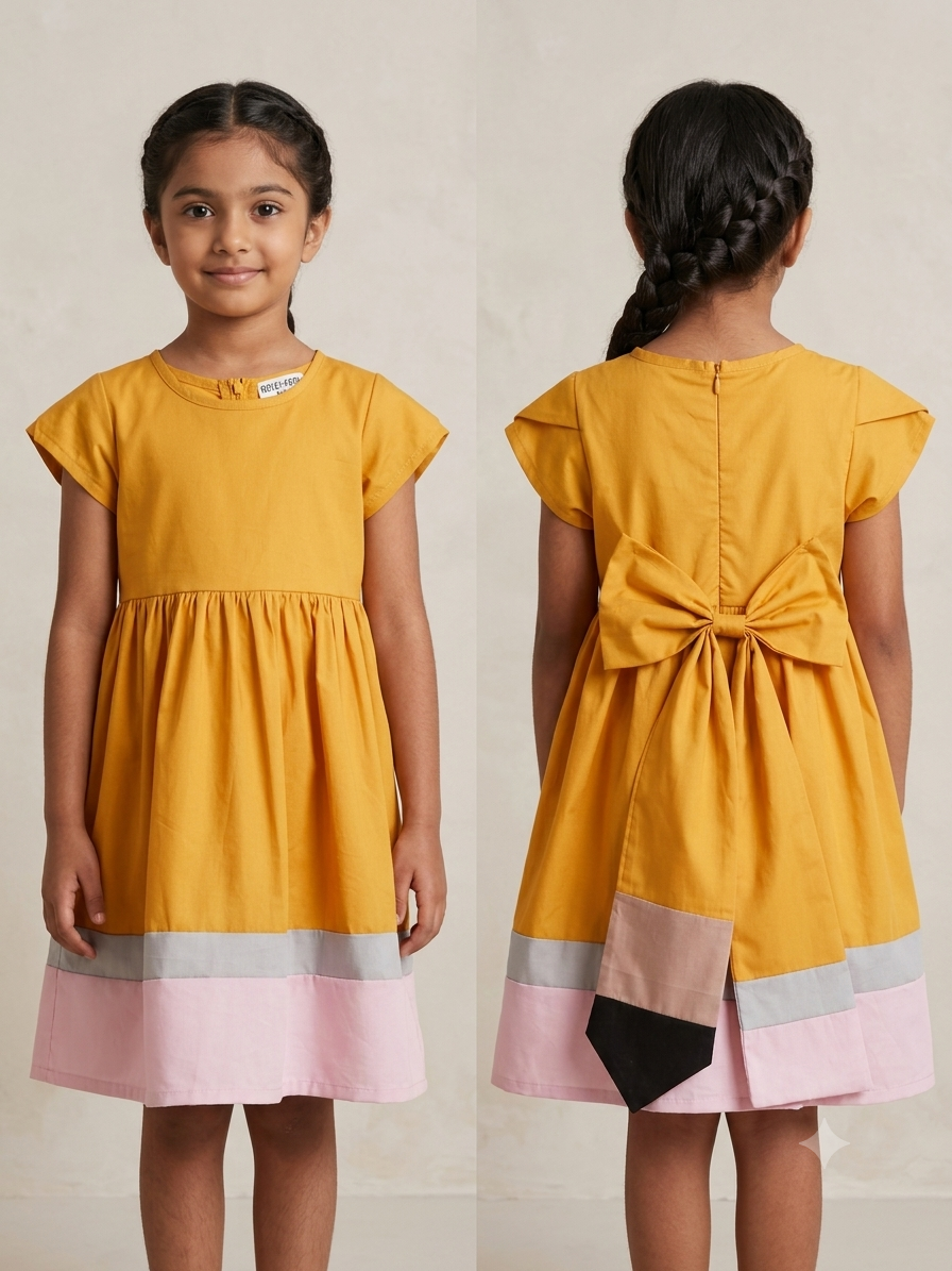 Bookworm Blueberry (Sizes 3Y–7Y) Girl's Dress