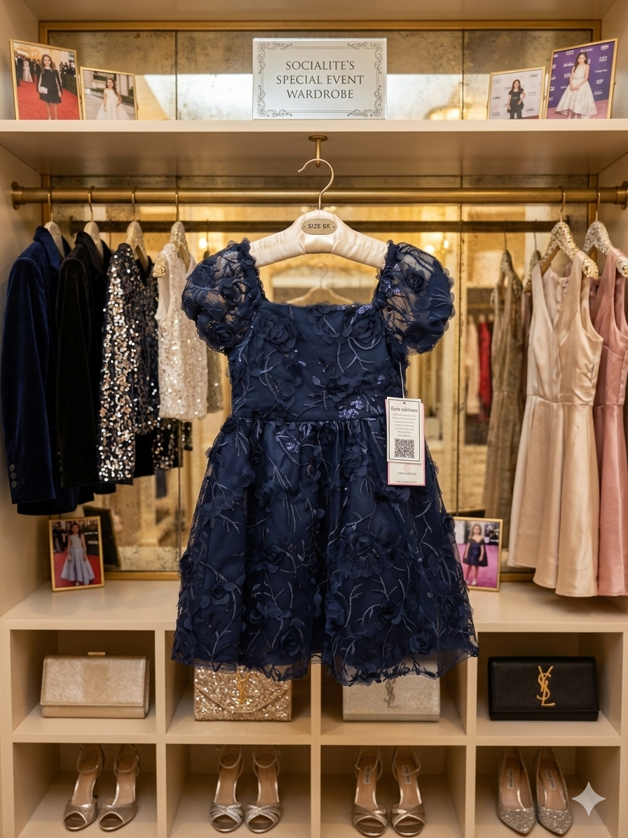 Elegant Emily (Size 5 & 6X) Girl's Dress