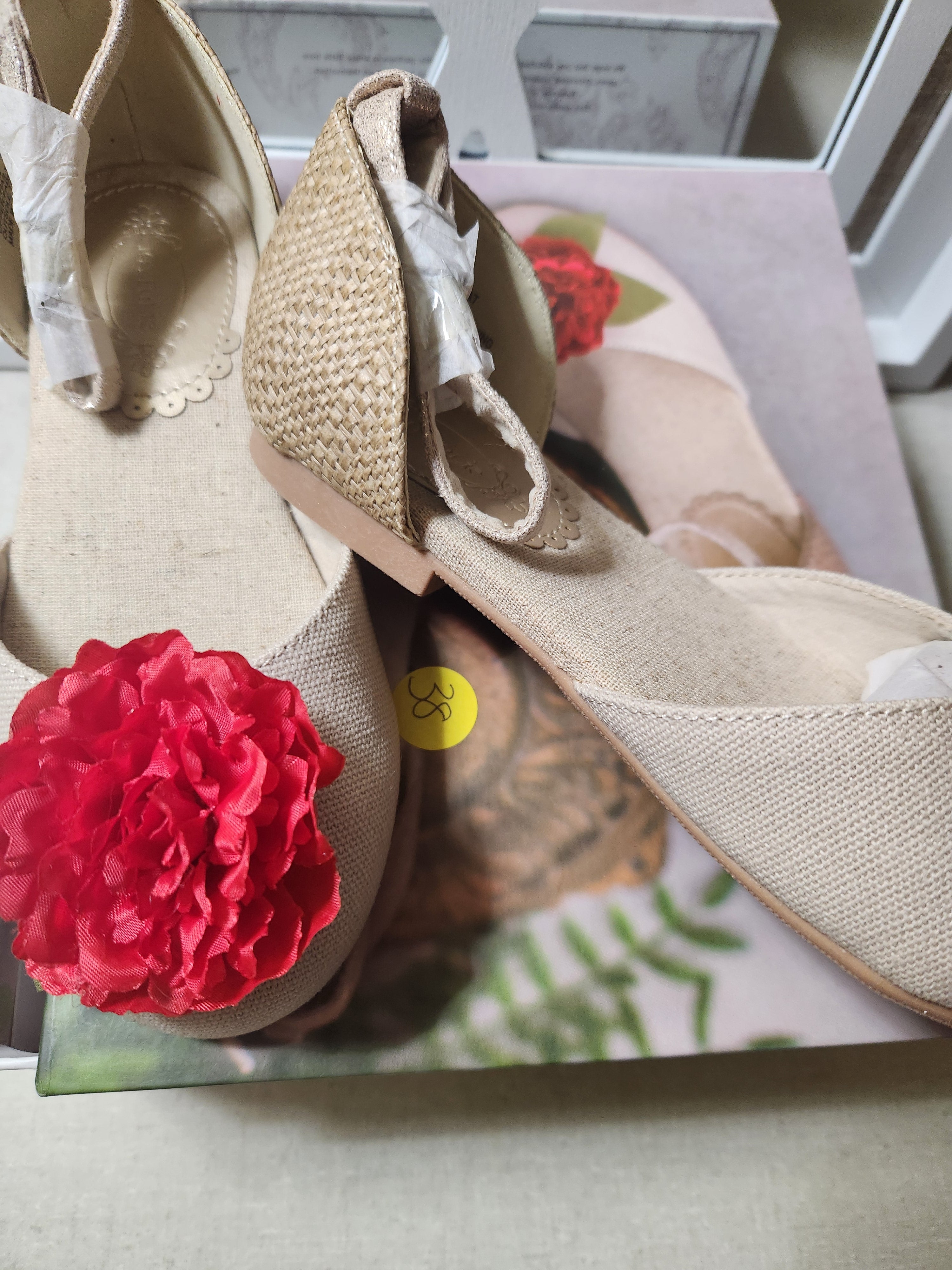 Fancy Faith Rose Toe Ankle Strap Dress Shoes