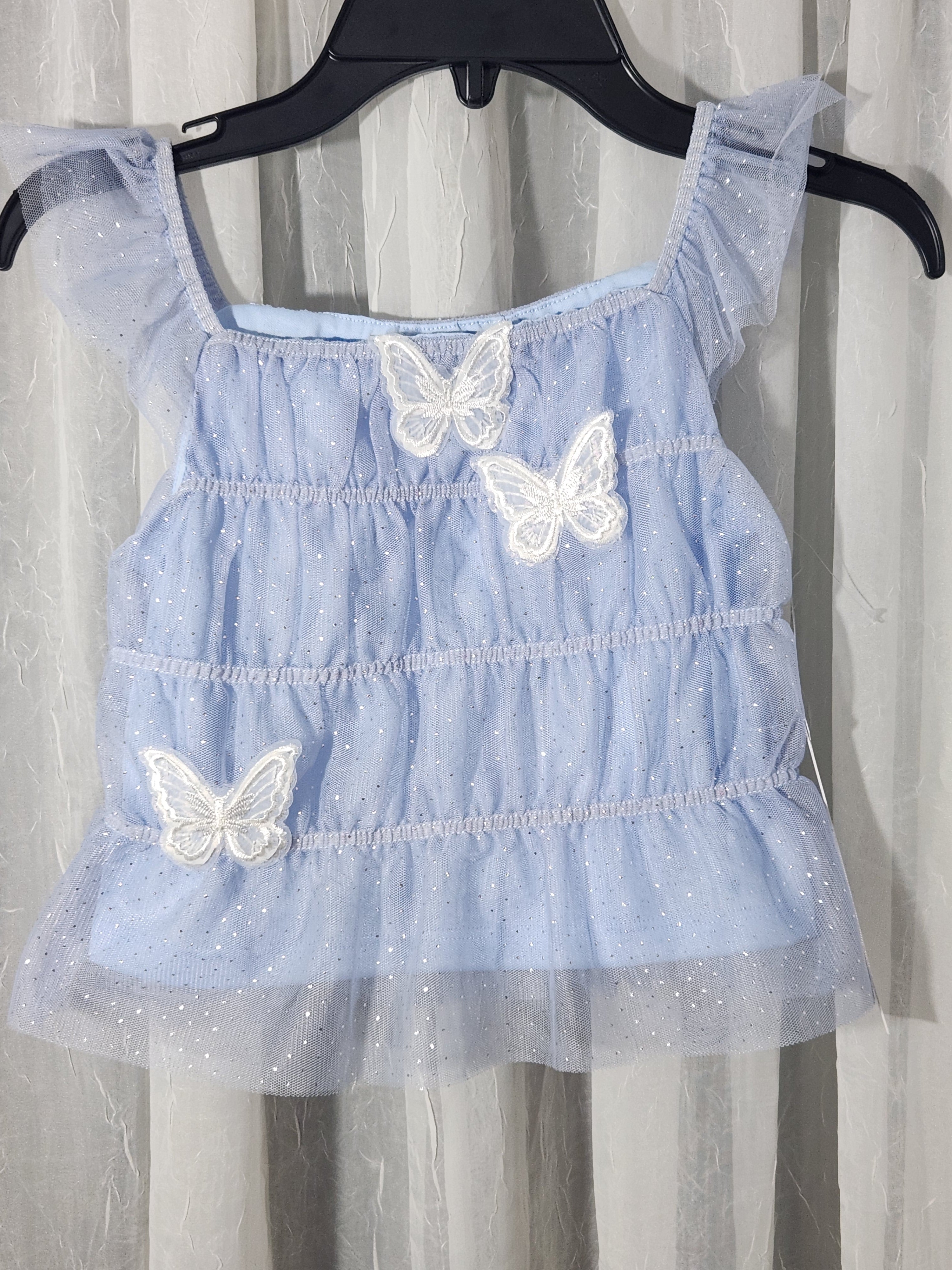 Whimsical Waverly (Size 8) Girl's Skirt & Top Set