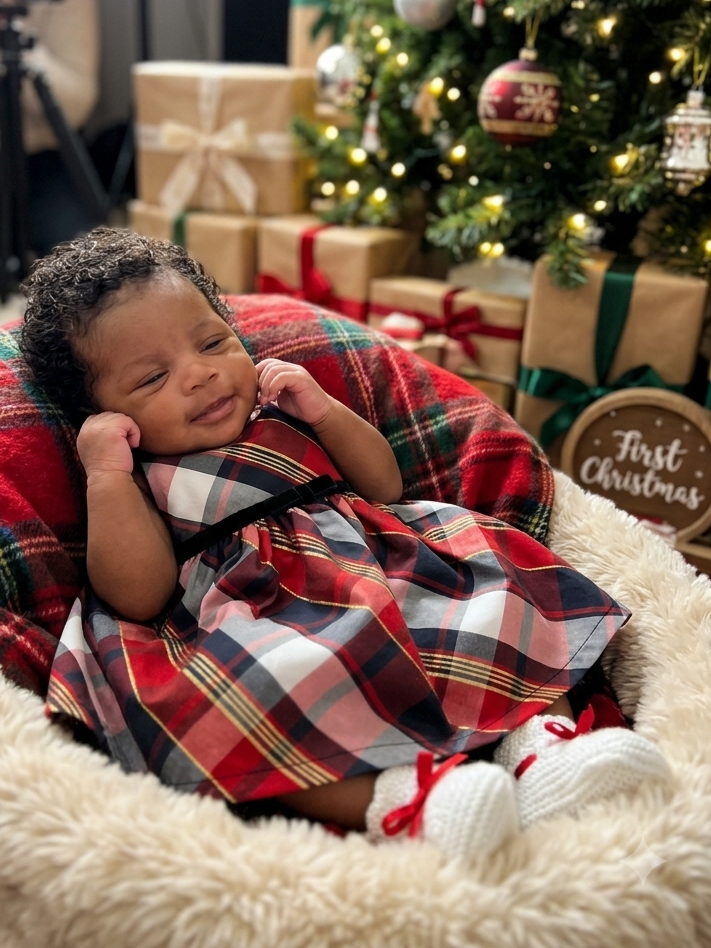 Merry Madeline (Size Newborn) Girl's Dress