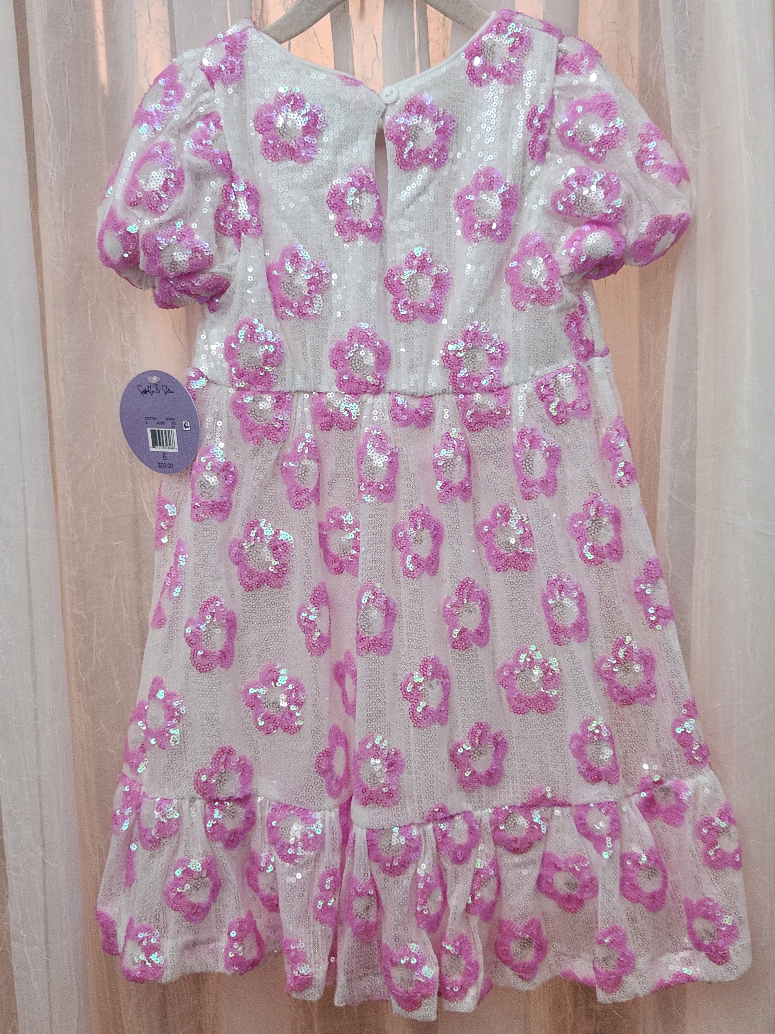 Vibrant Valentina (Size 6) Girl's Dress