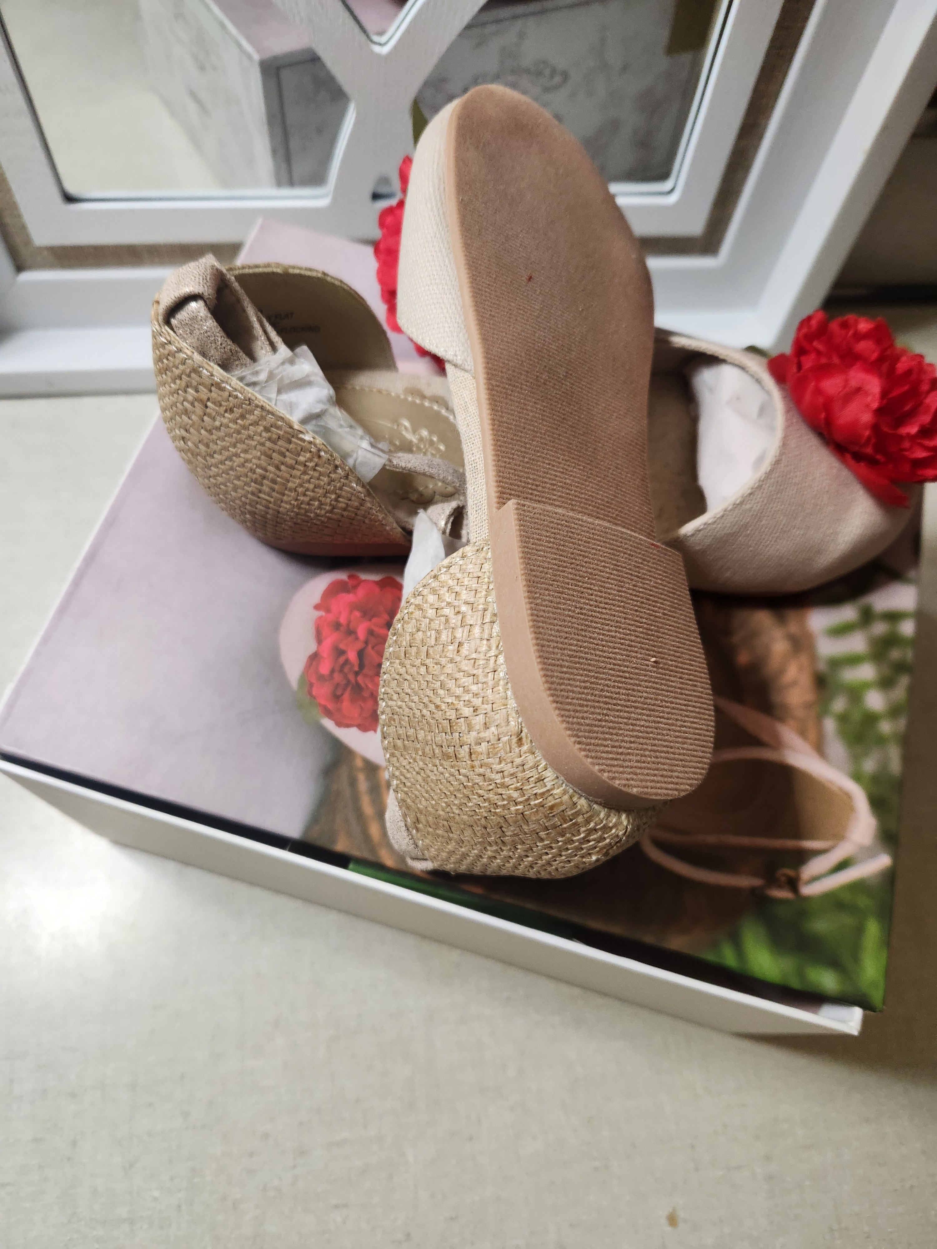 Fancy Faith Rose Toe Ankle Strap Dress Shoes