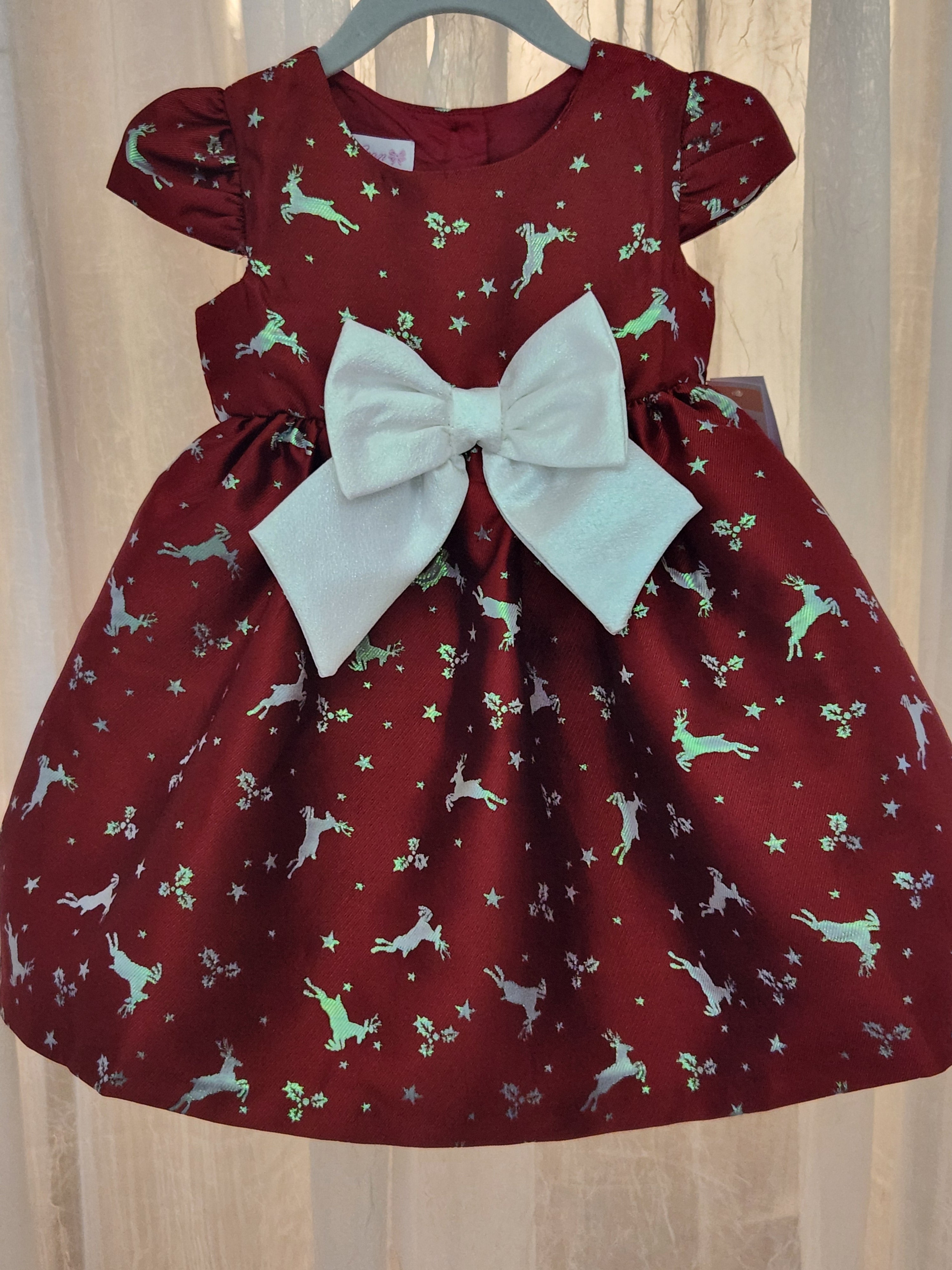 Ruby Rudolph (Size 2T-3T) Girl's Dress