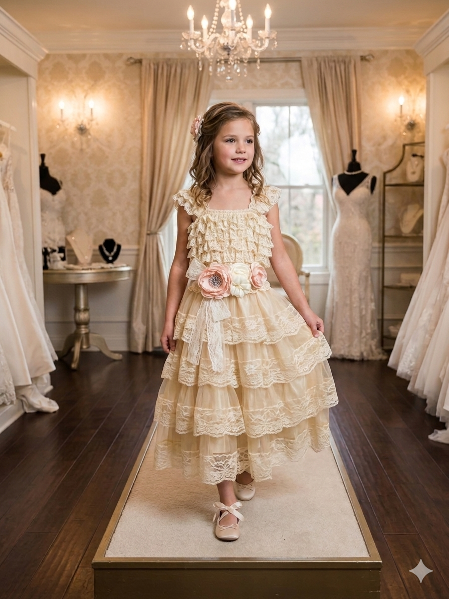 Determined Dora (Size 7) Girl's Formal Dress