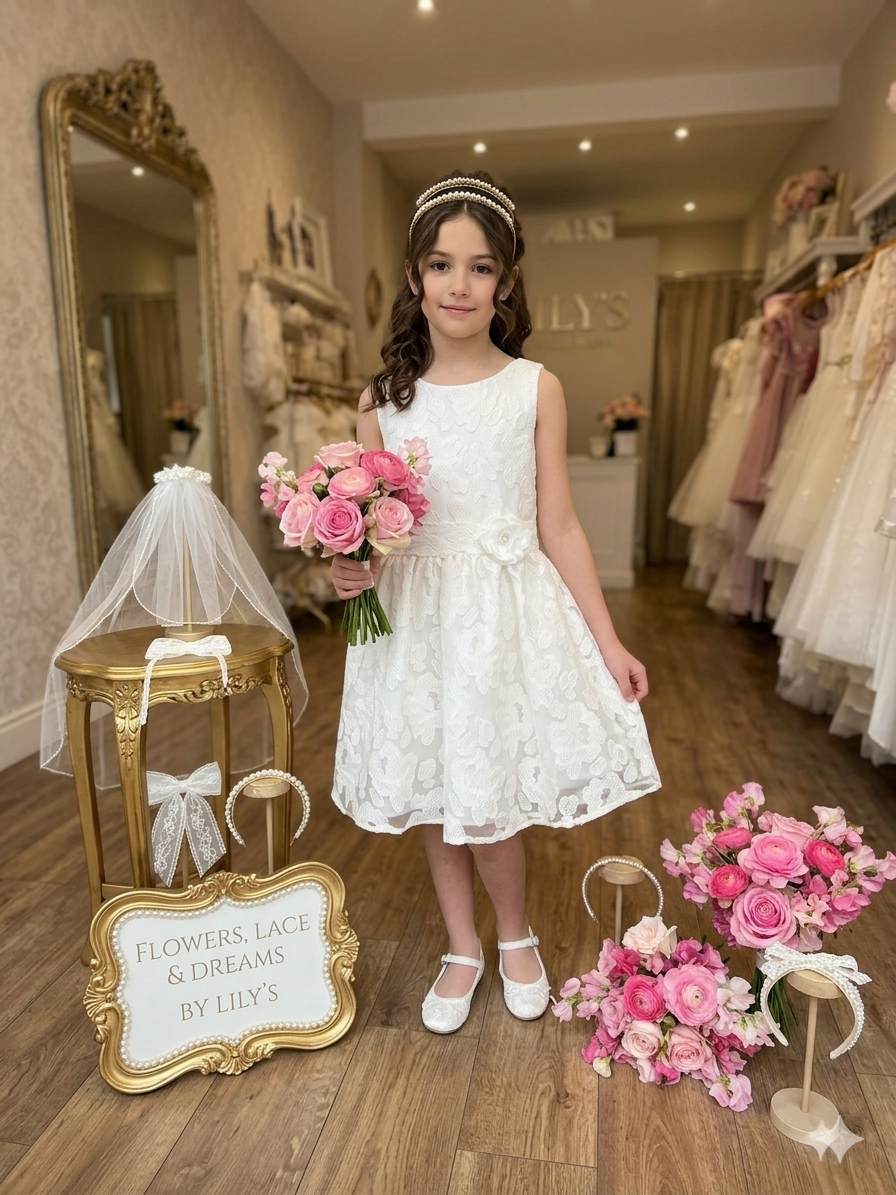 Chrissy Cotillion (Size 14) Girl's Dress