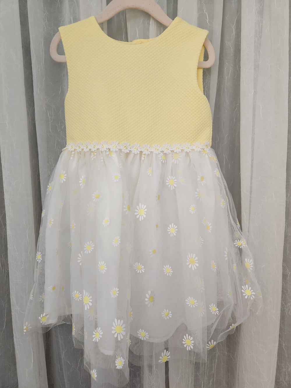 Blueberi Boulevard Stunning Daisy Yellow/White Dress&Coat Ensemble, Size 5, NWT