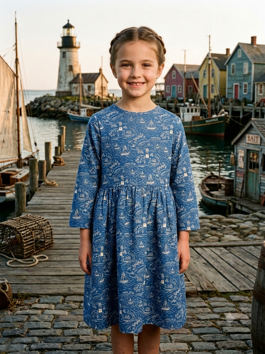 Likable Laura (Size 8Y) Girl's Dress