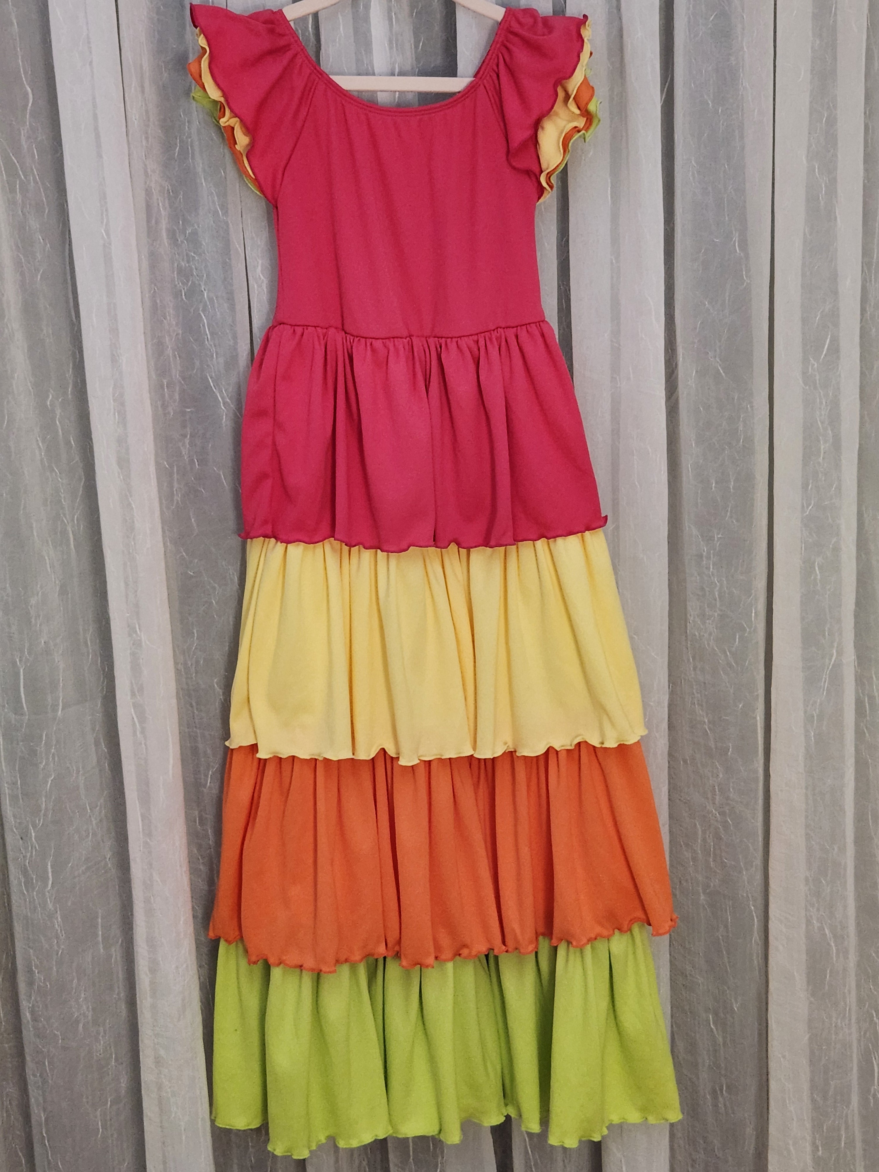 Cheeky Claudi (Size 7/8) Girl's Maxi Dress