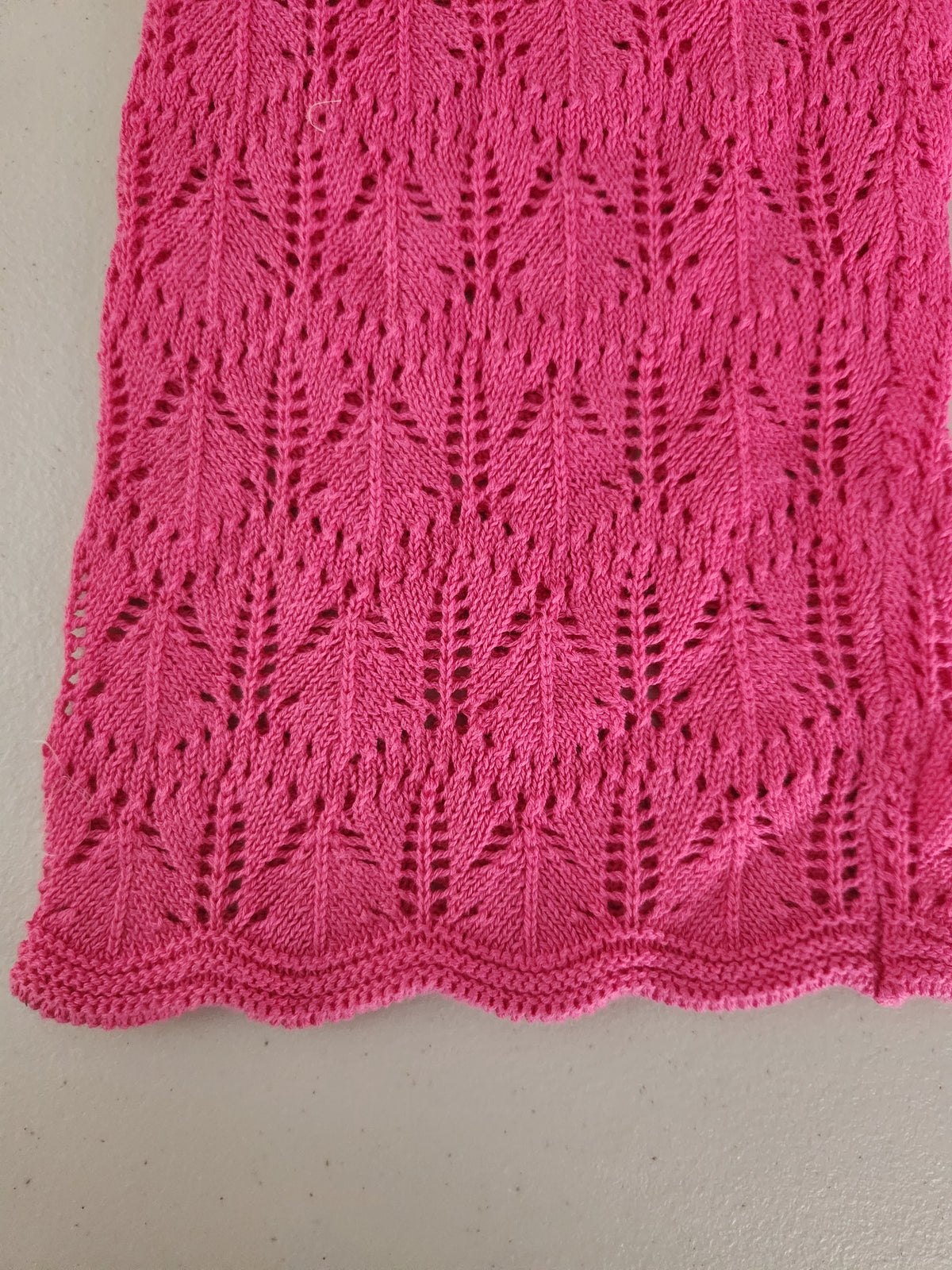Erica-Pink Knit Pant Set (Size 6X) Matching Set