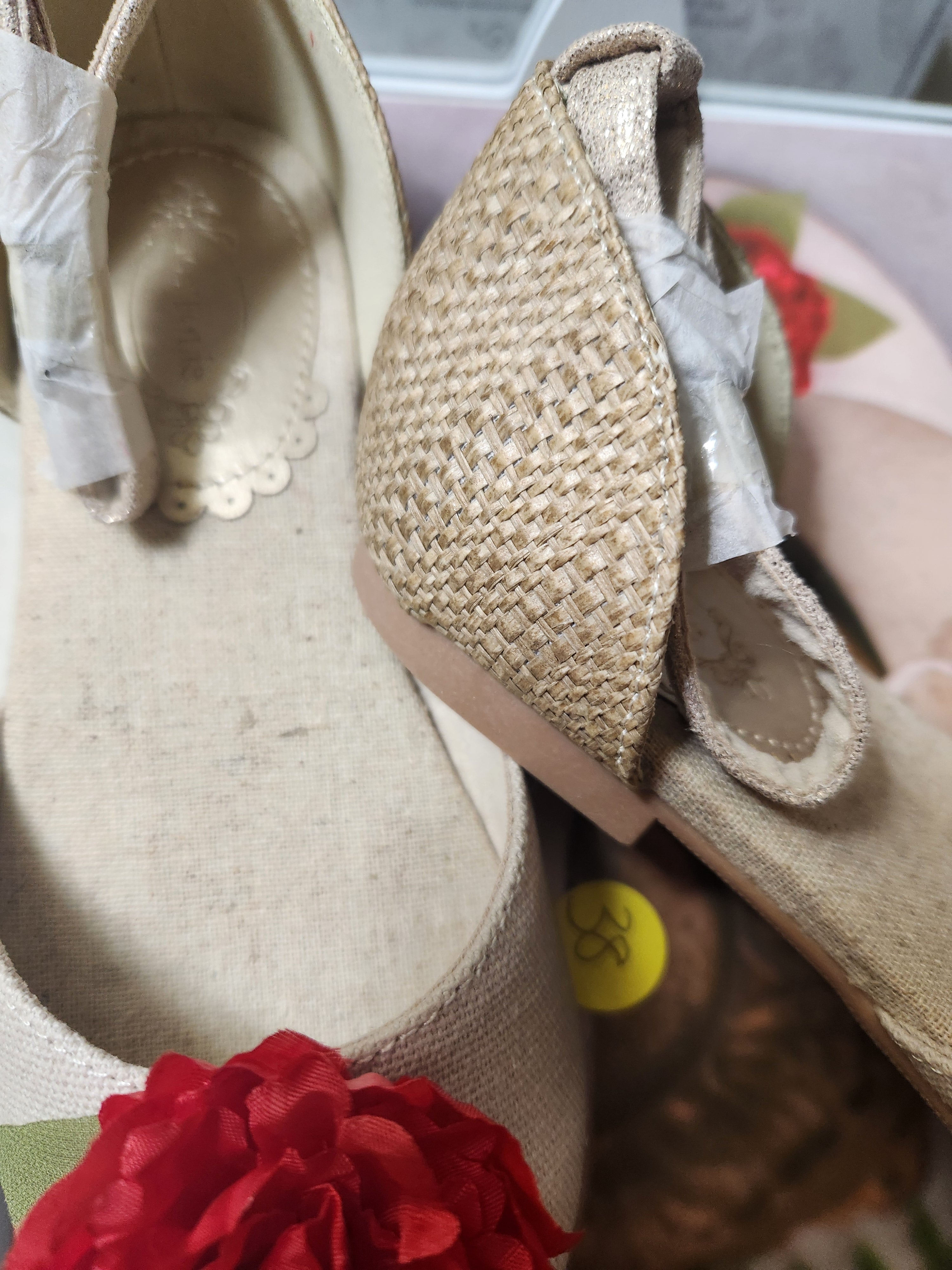 Fancy Faith Rose Toe Ankle Strap Dress Shoes