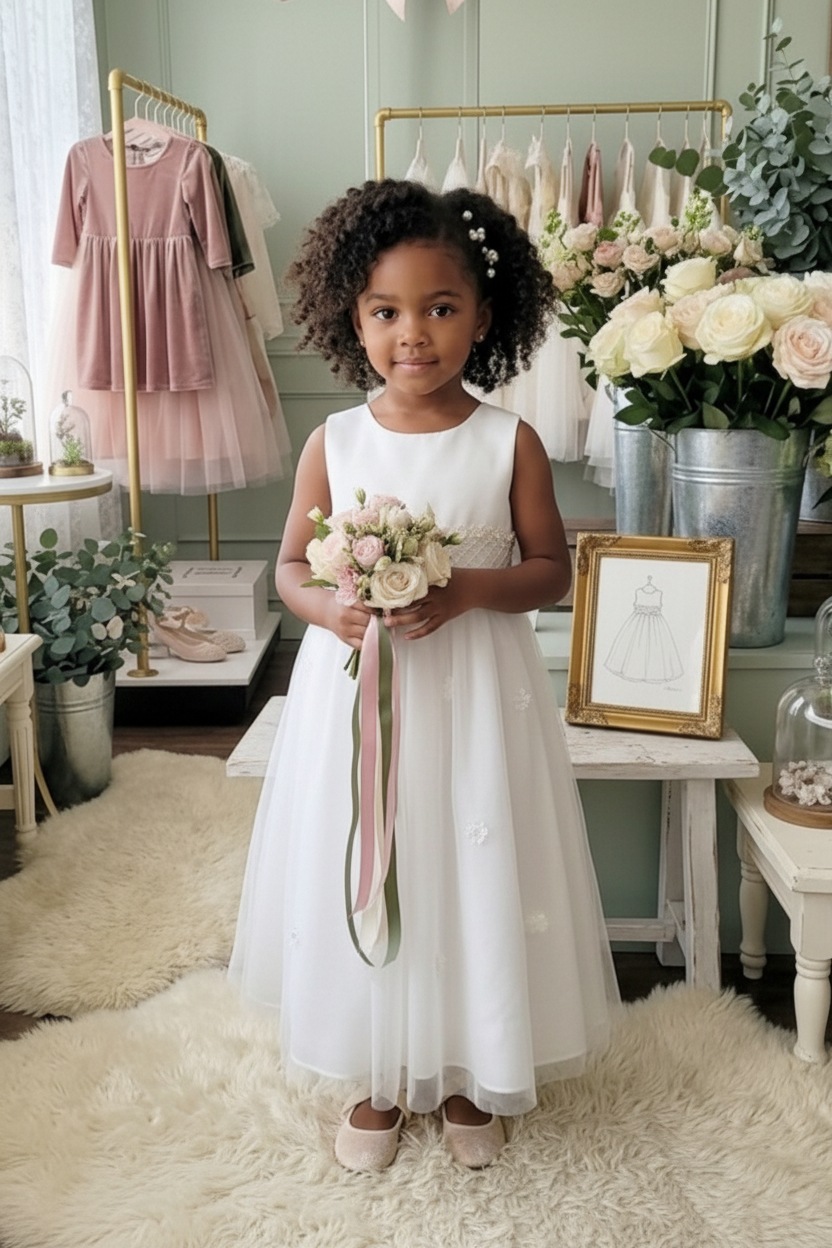 Sophisticated Sarah (Size 4) Girl's Dress