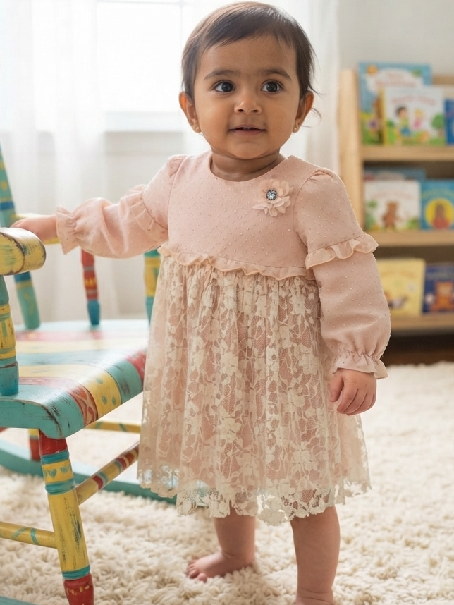 Jelly Bean Jenna (Size 12 mons) Girl's Dresss