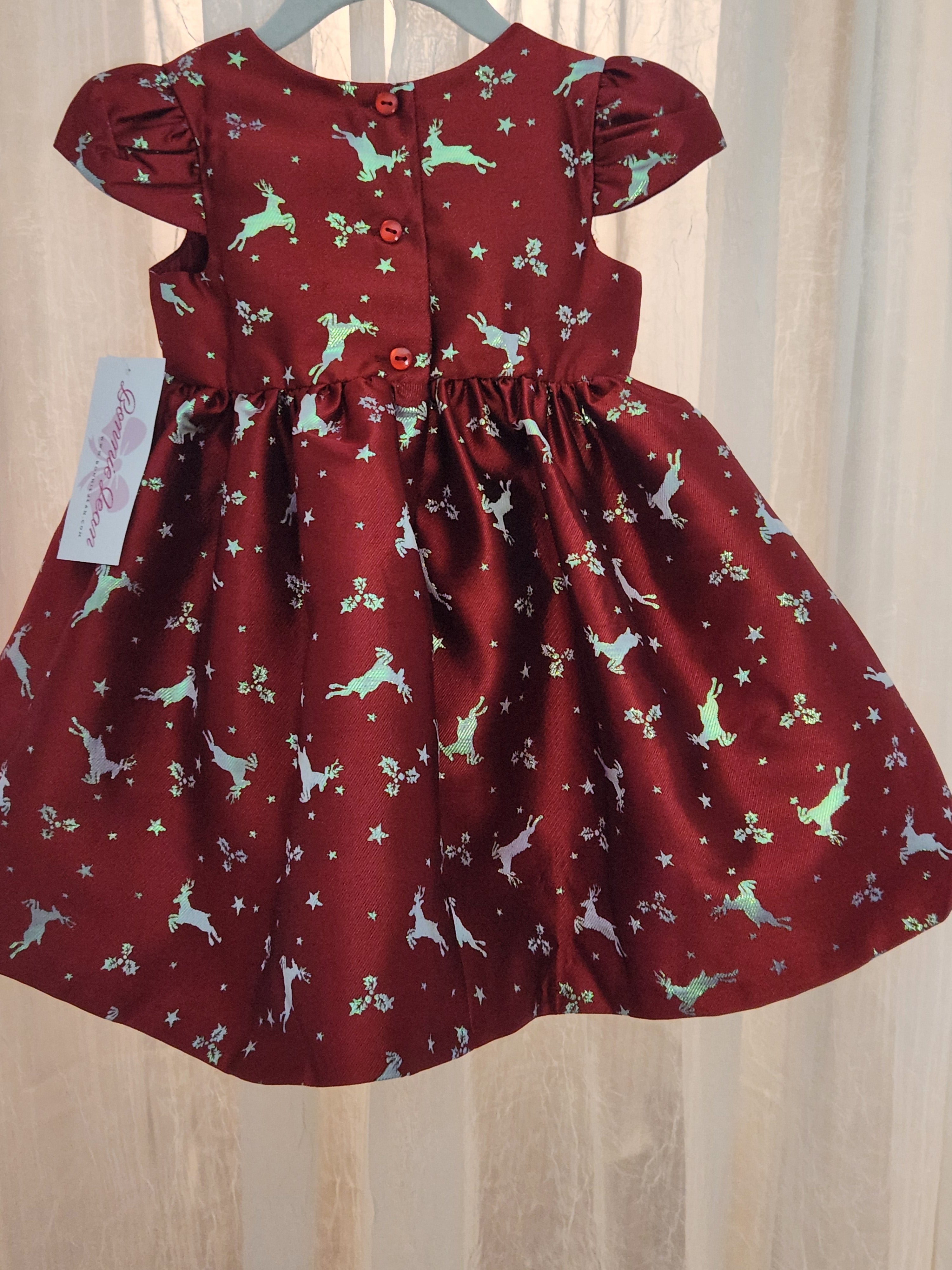 Ruby Rudolph (Size 2T-3T) Girl's Dress