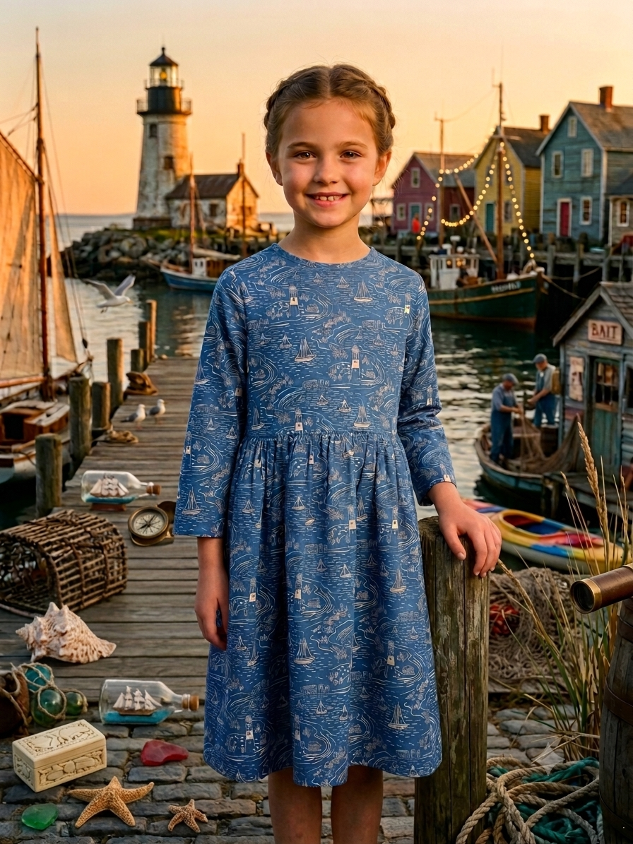 Likable Laura (Size 8Y) Girl's Dress