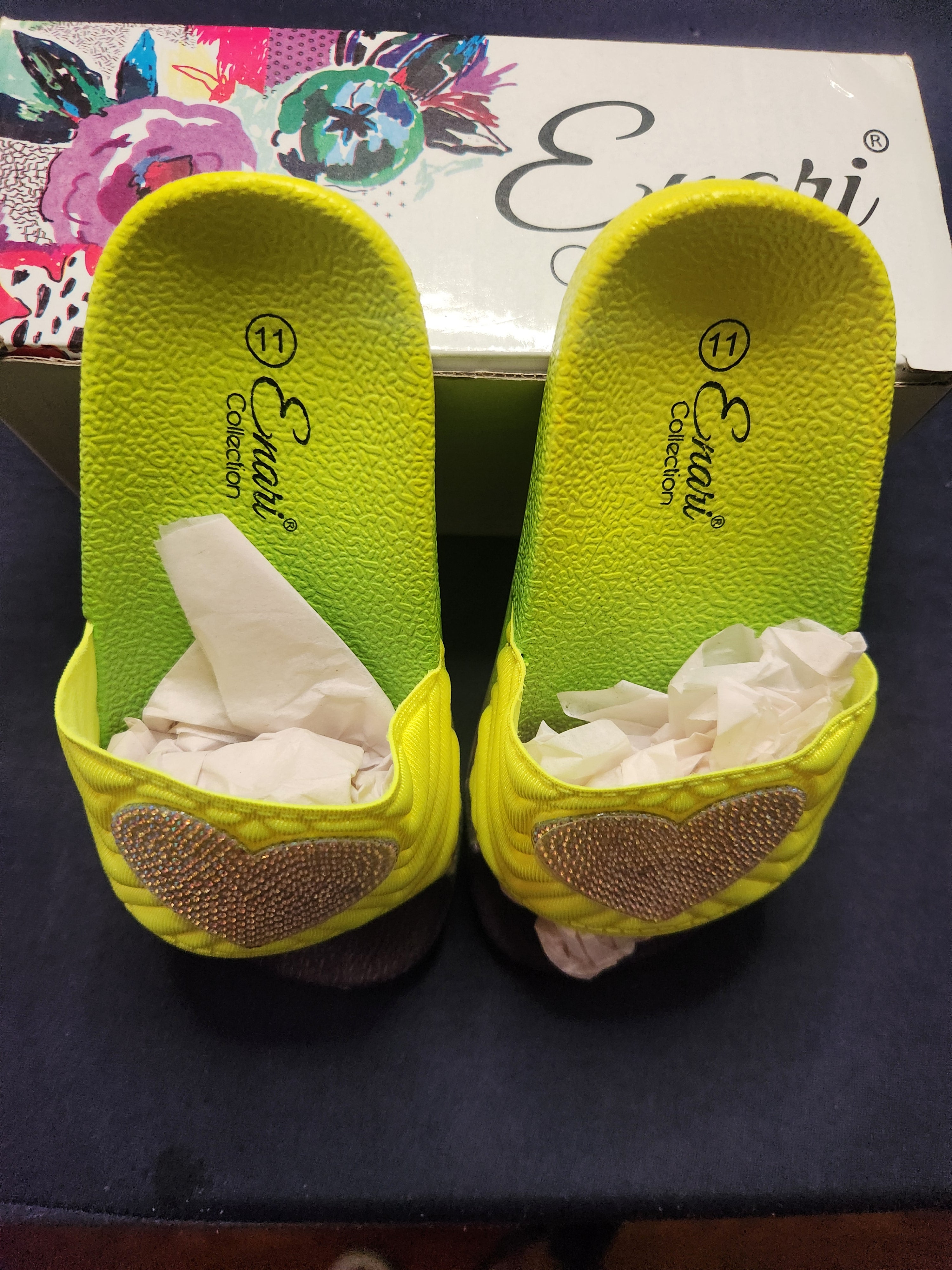 Blinged Athletic Slides