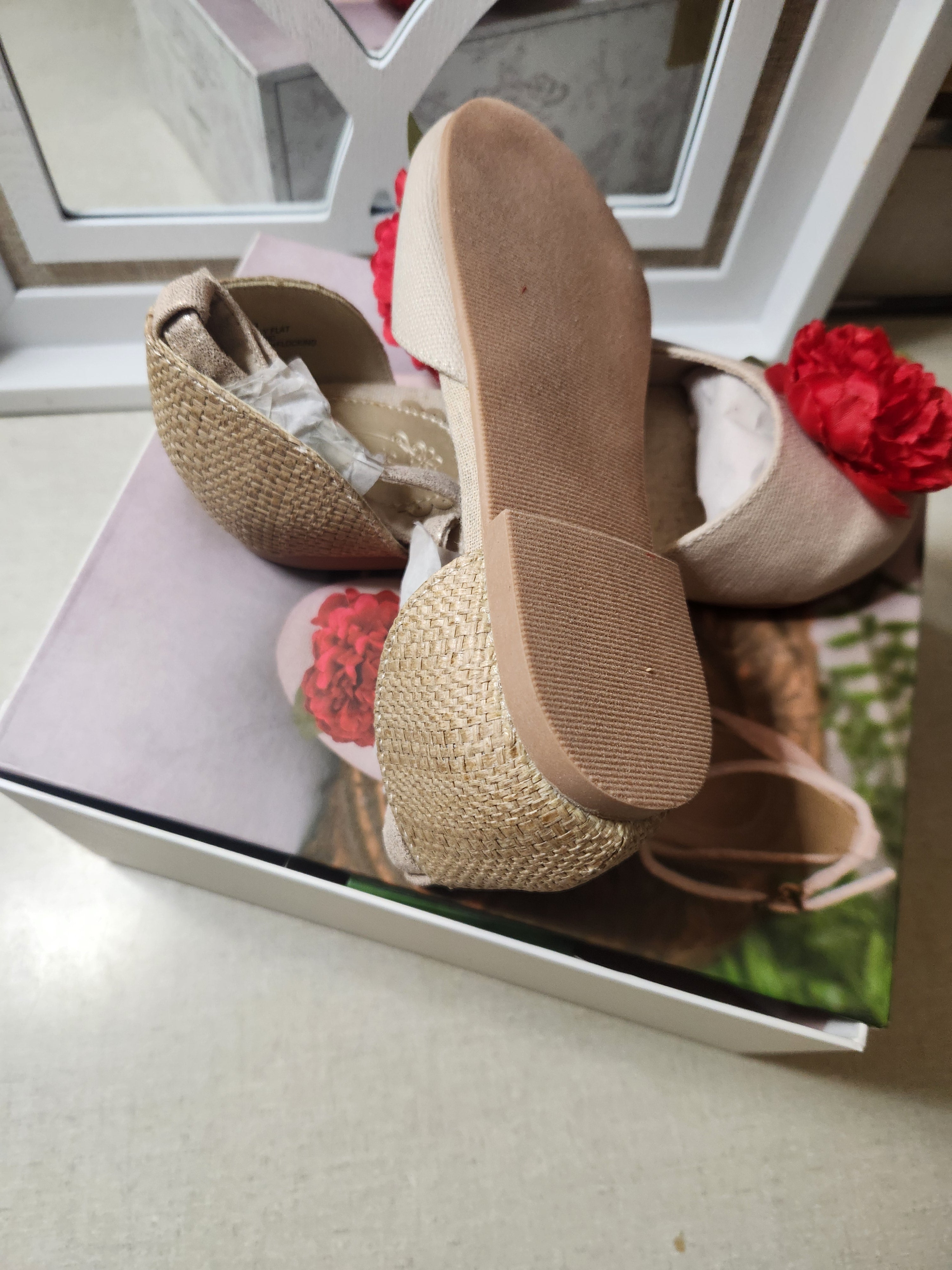 Fancy Faith Rose Toe Ankle Strap Dress Shoes