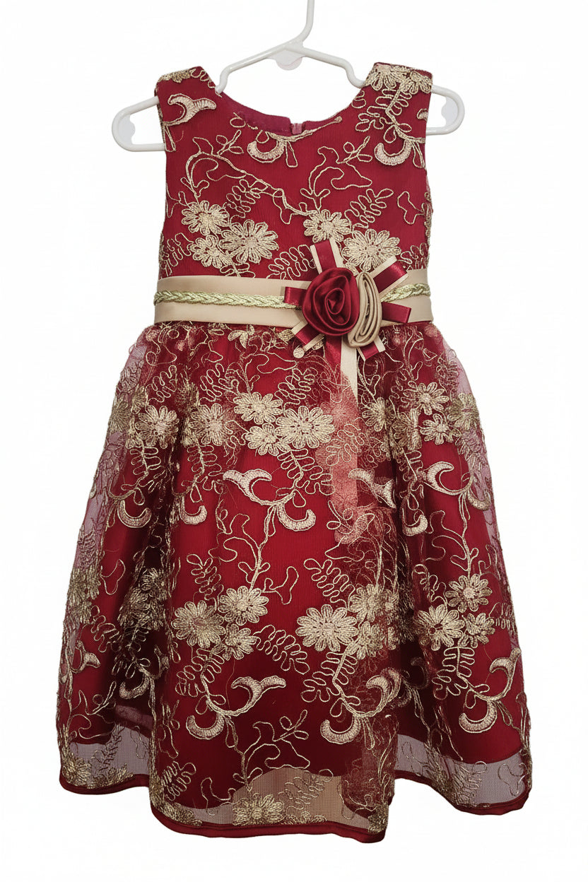 Jessica Apple Red (Various Sizes) Girls' Dresses
