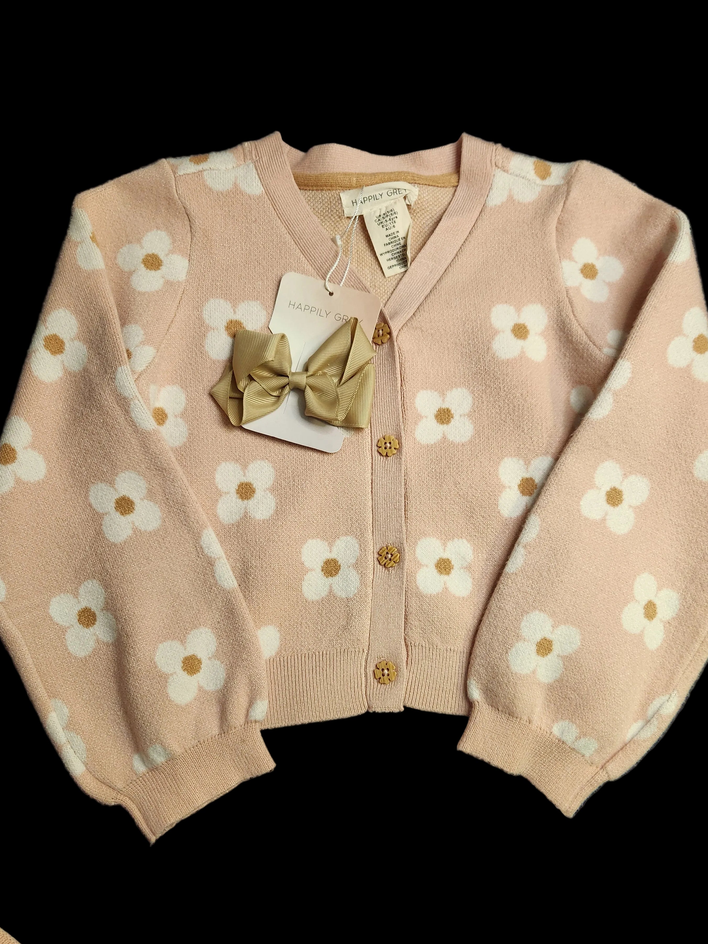 Modern Milan (Size 6) Girl's Cardigan Set