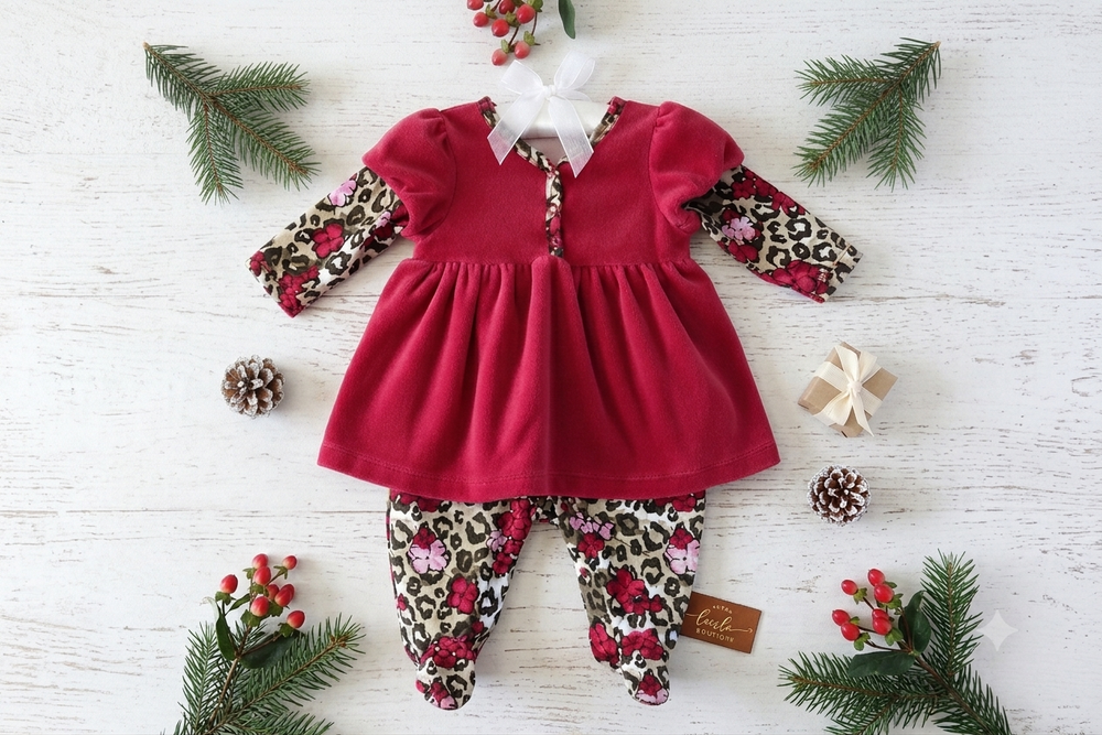 Heavenly Heidi (Size 3 mons) Girl's Onesie