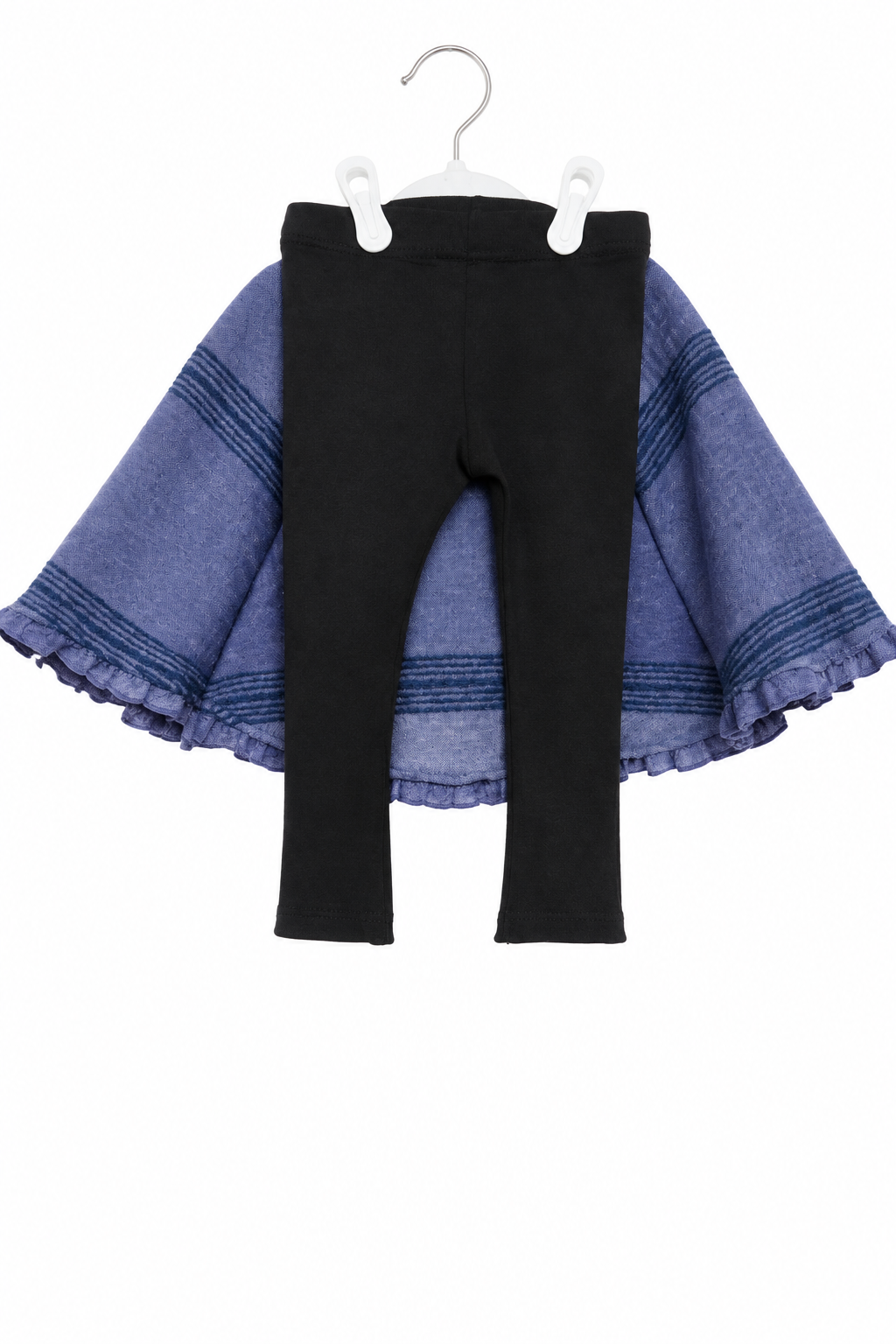 April-Girl's Poncho,Top, & Leggings Set, Size 24 mons