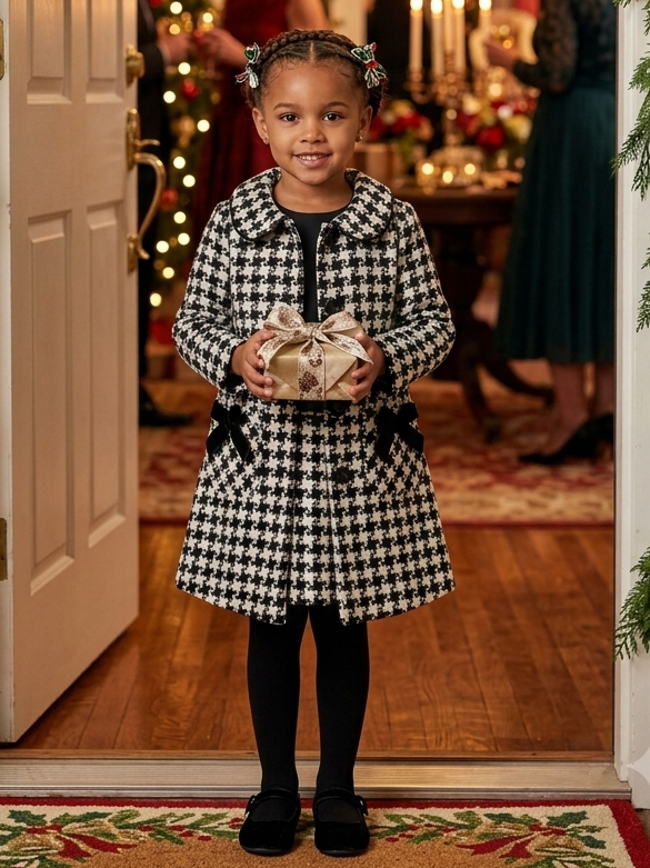 Admired Anastasia (Size 2T&4T) Girl's Dress & Coat Ensemble