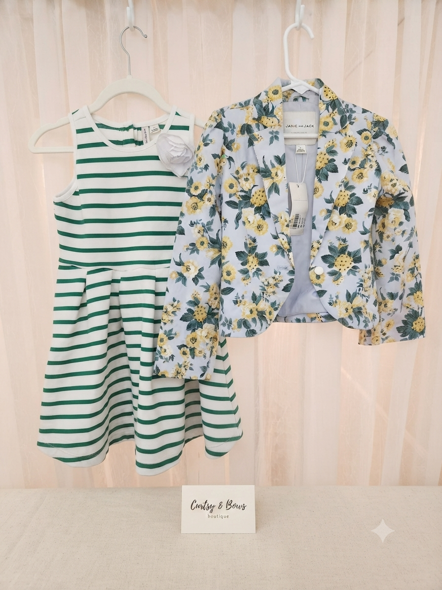 Only Octavia (Size 5) Girl's Dress & Jacket Ensemble