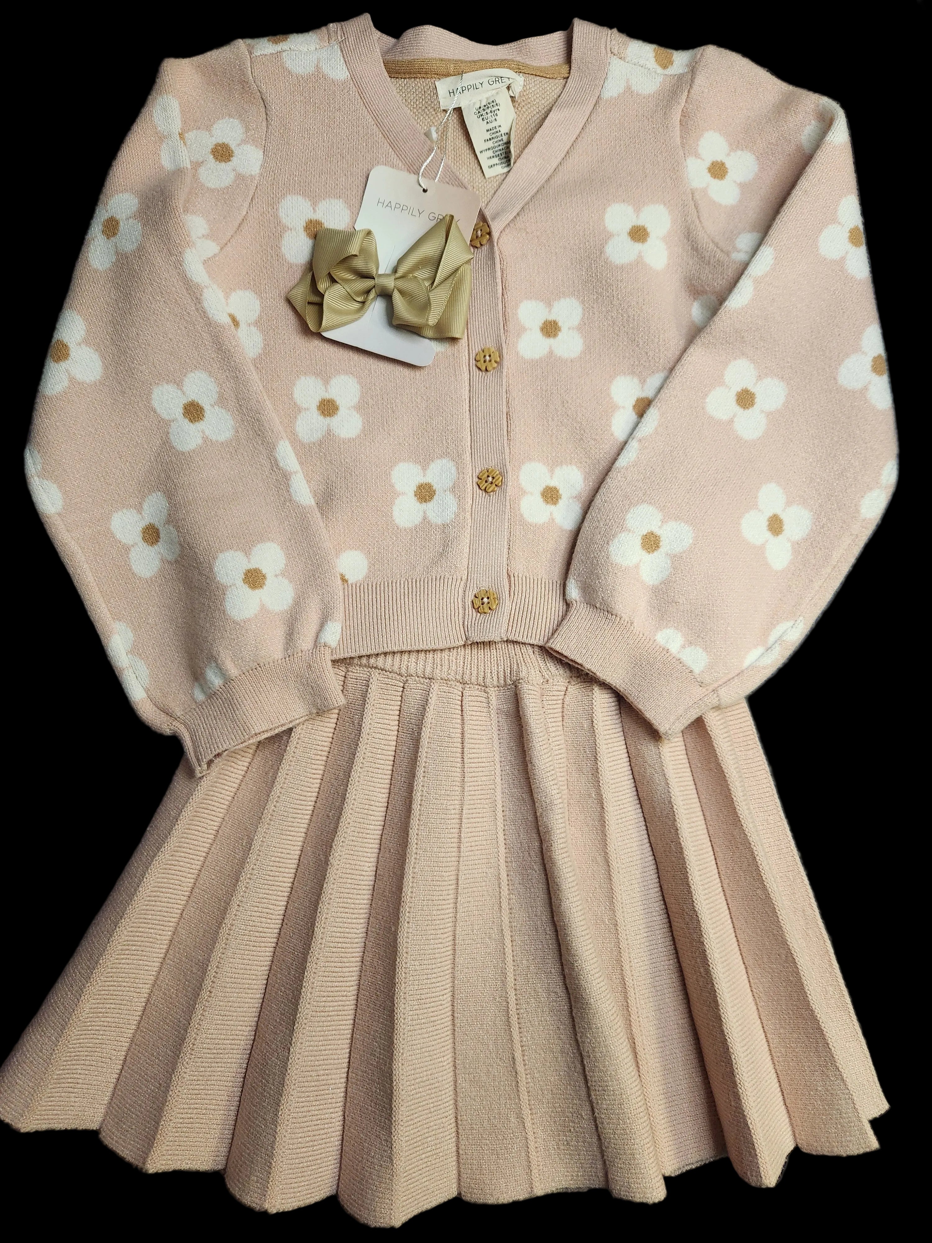 Modern Milan (Size 6) Girl's Cardigan Set