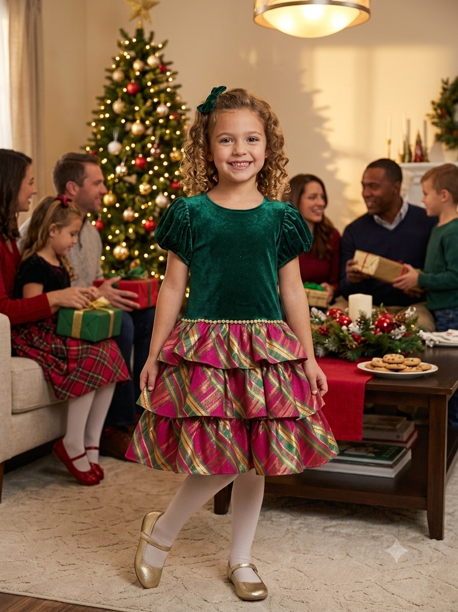 Timeless Tartan (Size 6) Girl's Dress