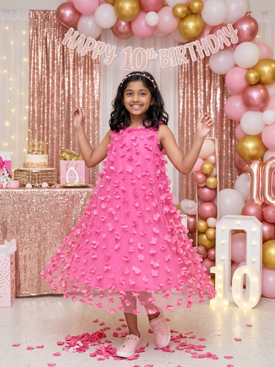 Rainbow Sorbet (Size 10) Girl's Dress