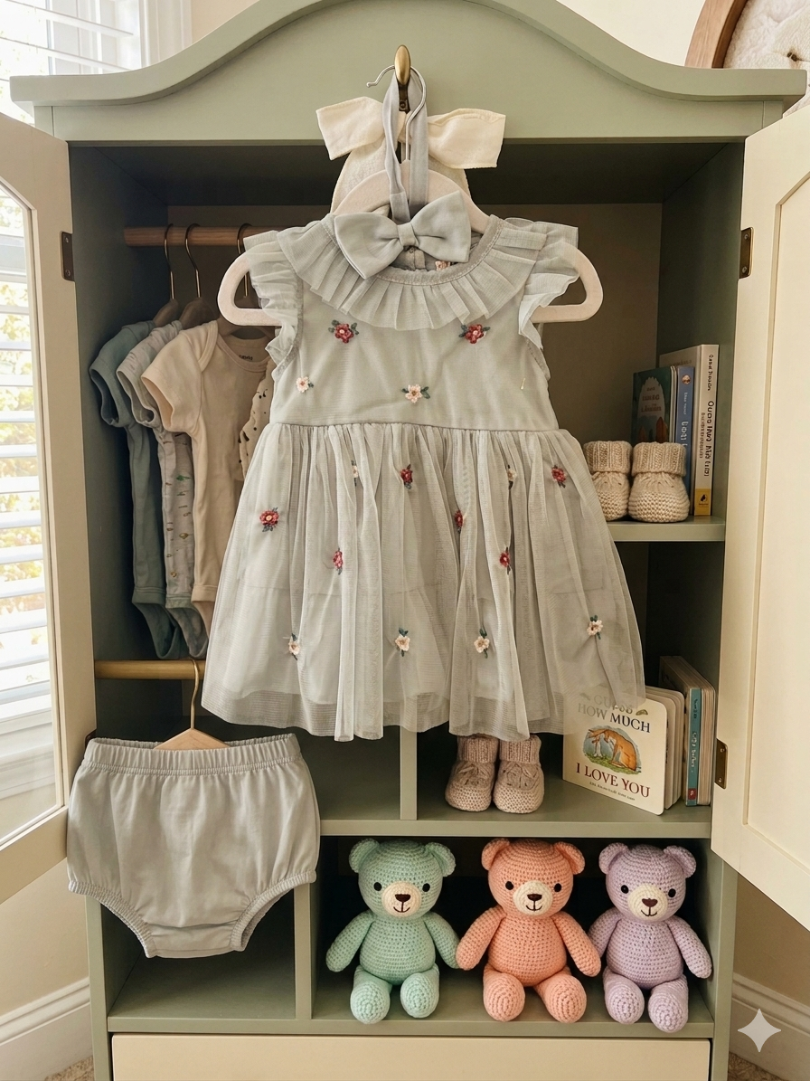 Fancy Felicity (Size 6/9m) Baby Girl Dress