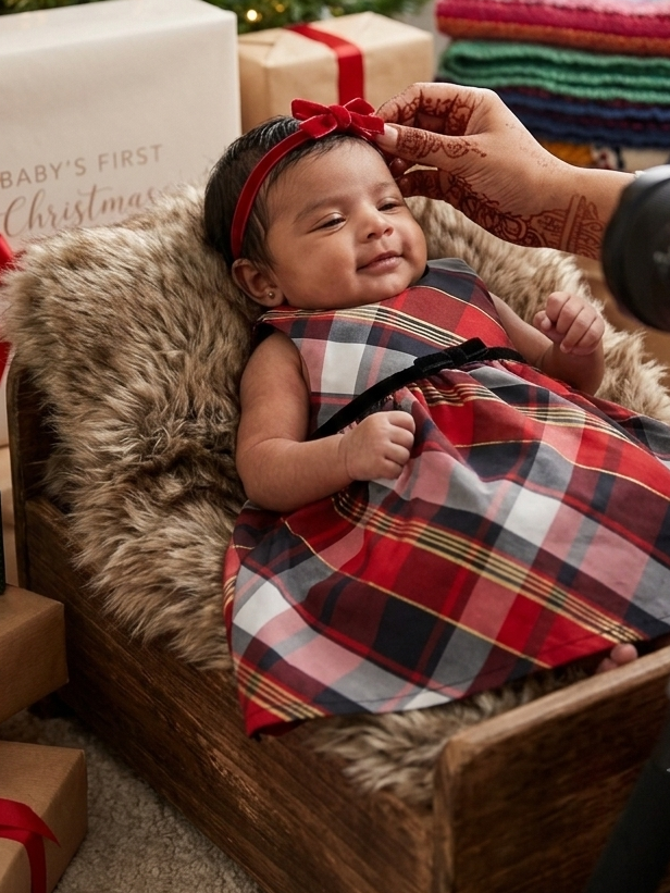 Merry Madeline (Size Newborn) Girl's Dress