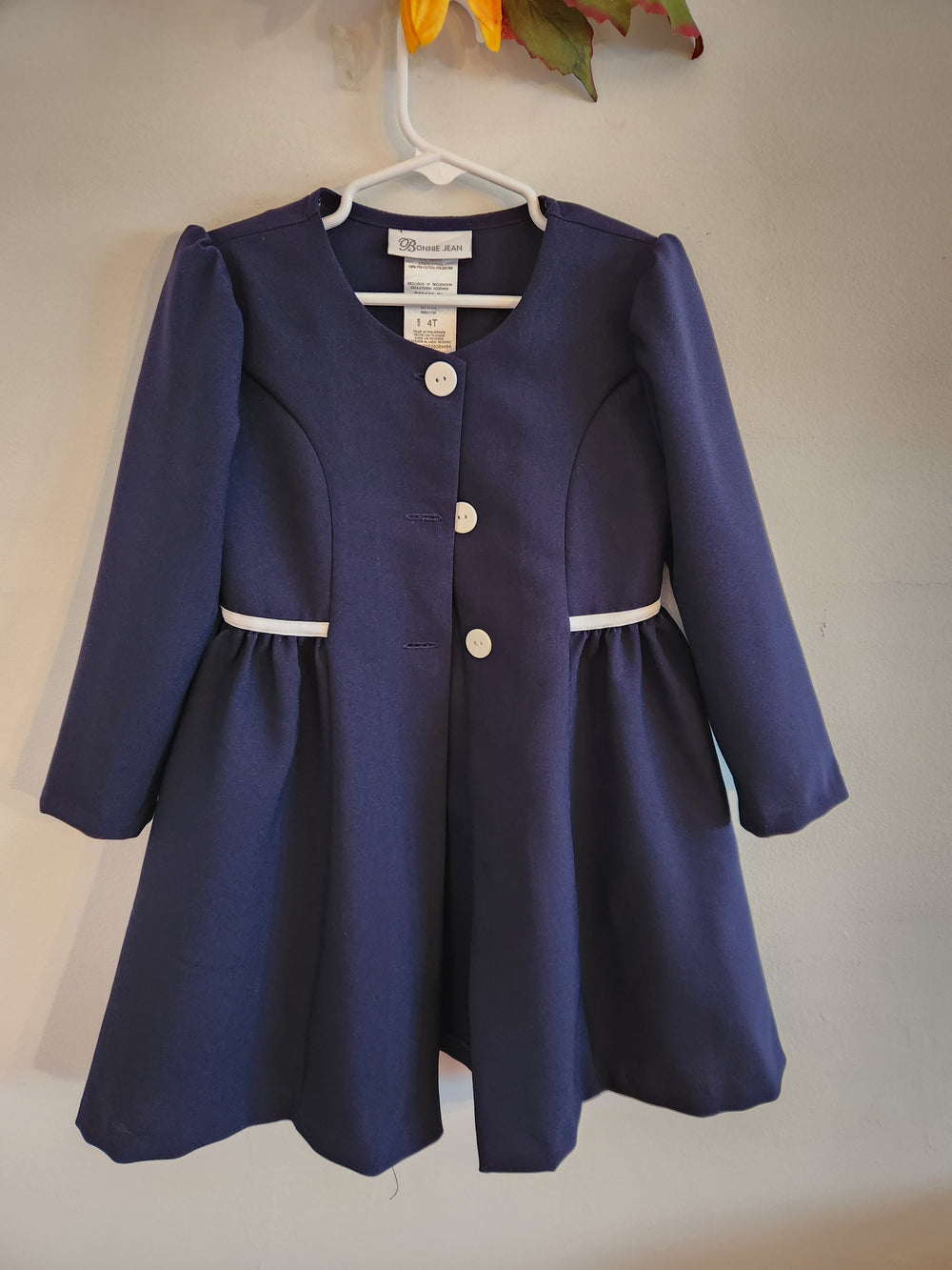 Peppermint Patty Dress Coat (Size 4T) Girl's Coat